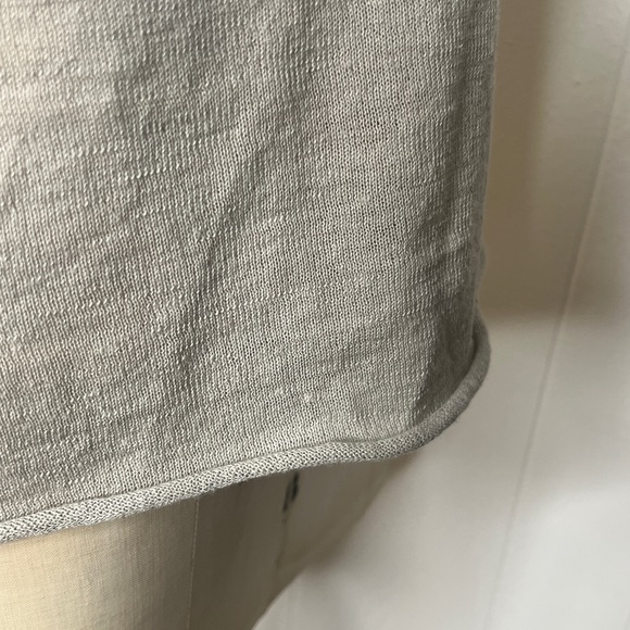 Crea Concepts 36 / 6 cream linen blend tank top - Picture 3 of 6